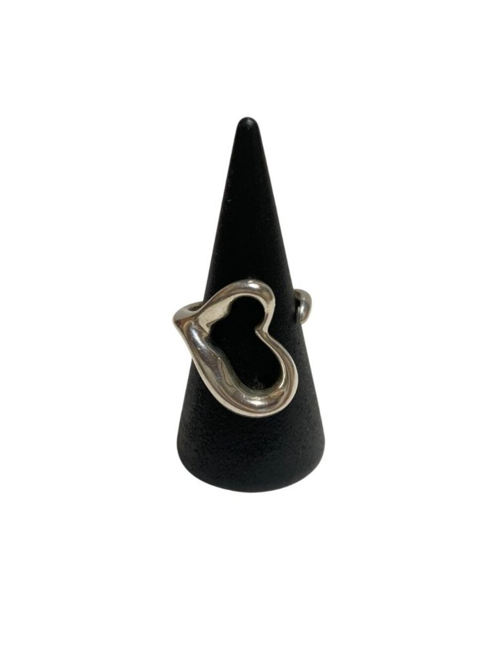 Tiffany & Co Open Heart Ring 925 Sterling Silver